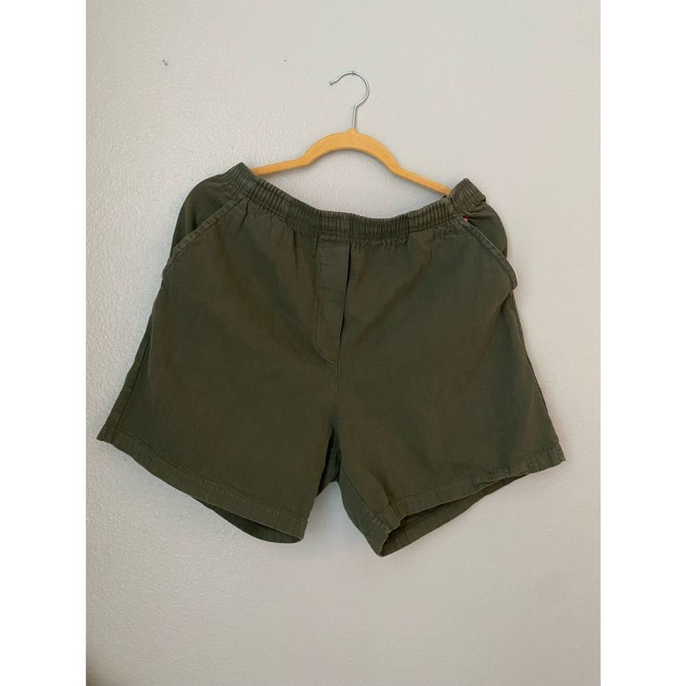 Vintage Northern Reflections canvas olive green shorts